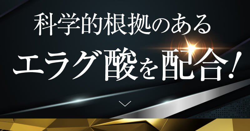 科学的根拠のあるエラグ酸を配合!